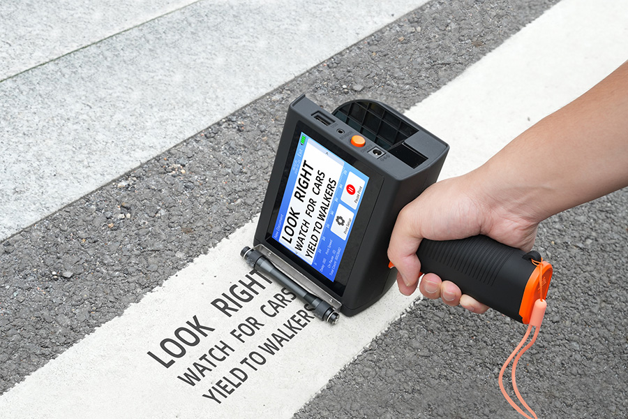 Handheld inkjet printer Handheld inkjet printer