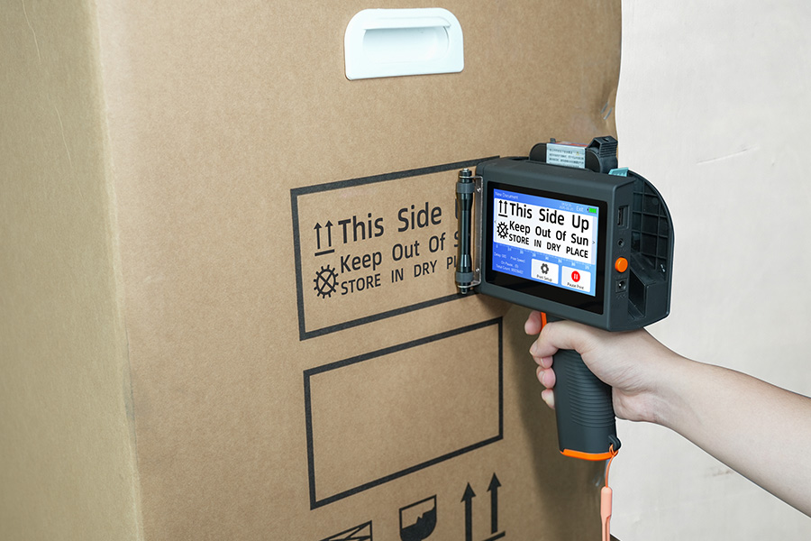 Handheld inkjet printer