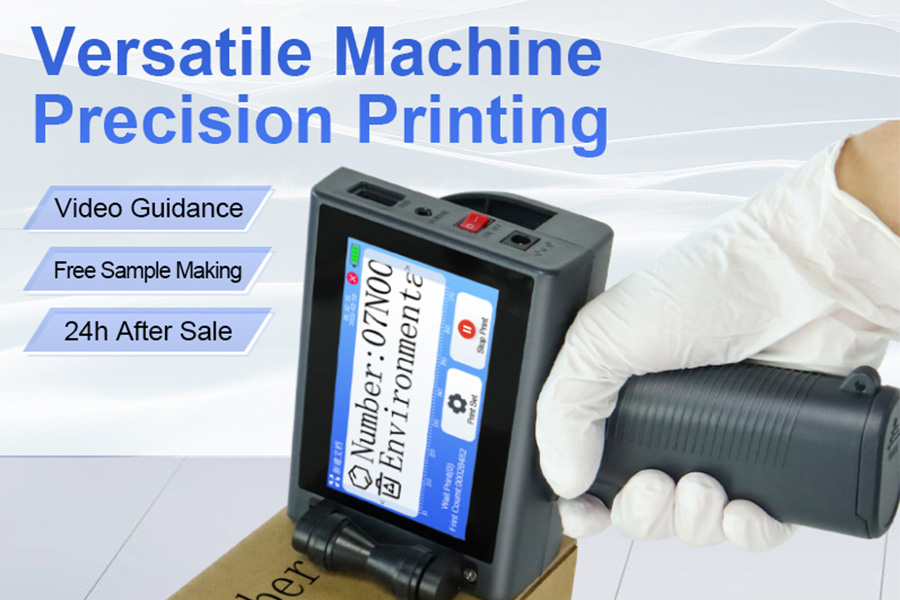 Handheld inkjet printer