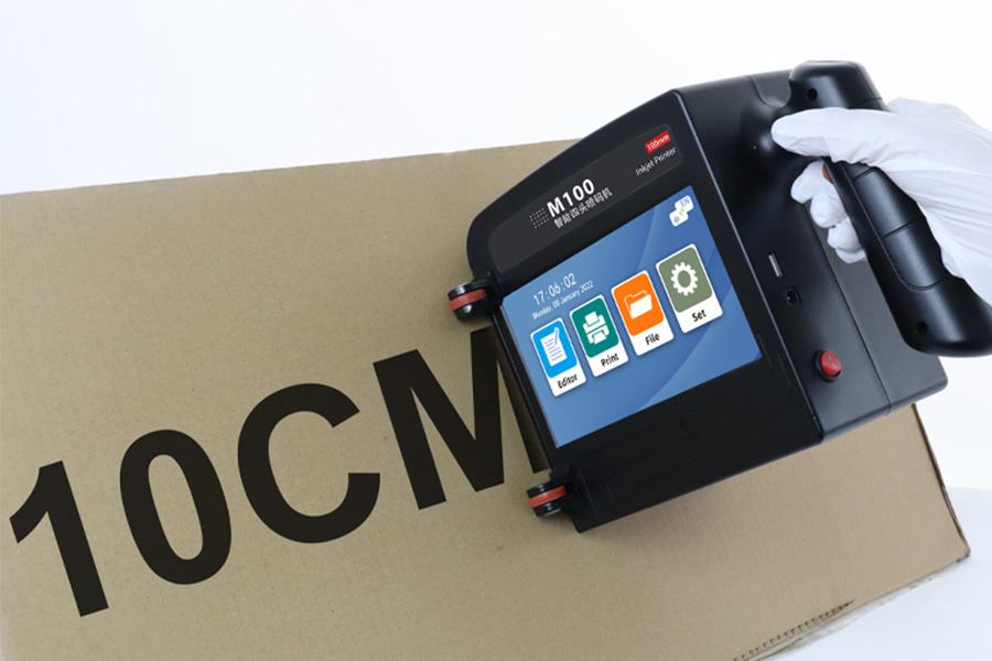 Handheld inkjet printer