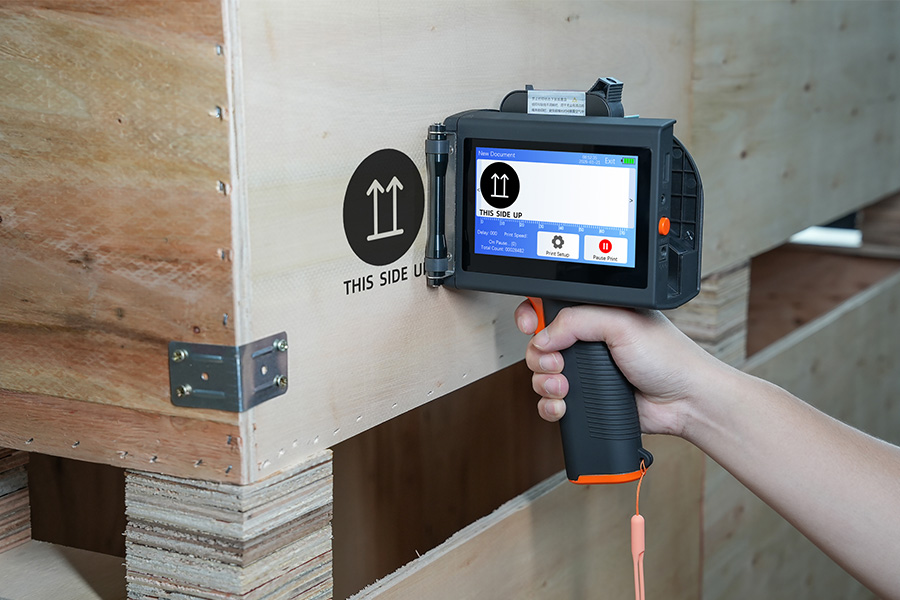 Handheld inkjet printer